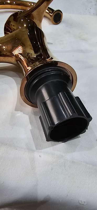 CHROME BRONZE LOOK KITCHEN MIXER FAUCET