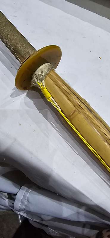 PAIR OF VINTAGE JAPANESE KENDO SHINAI PRACTICING TRAINING SWORD MARTIAL ARTS(BAMBOO,115CM)