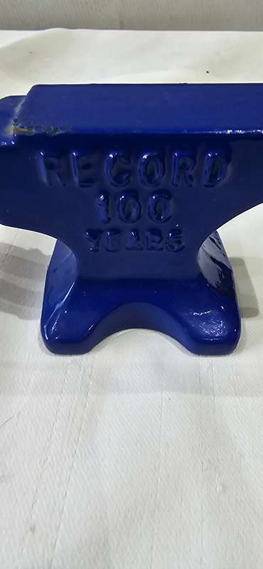 BLUE RECORD 100 YEARS JEWELERS ANVIL(ENGLAND)