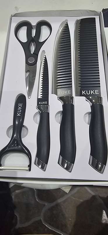 5 PIECE JAPANESE KITCHEN KNIFE SET(ORIGINAL KUKE AS SEEN ON TV)