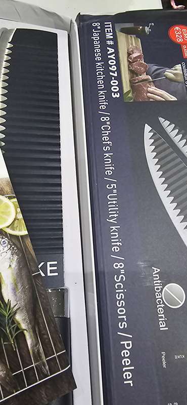 5 PIECE JAPANESE KITCHEN KNIFE SET(ORIGINAL KUKE AS SEEN ON TV)