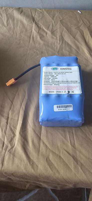 36V LITHIUM POWER BATTERY PACK