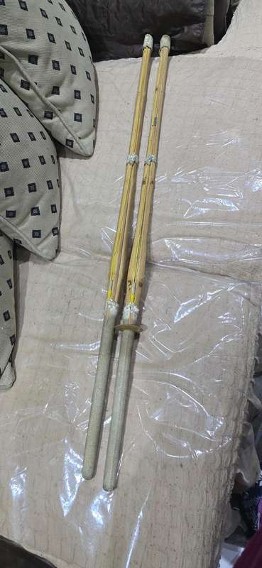 JAPANESE BAMBOO TRAINING SWORDS(PAIR)