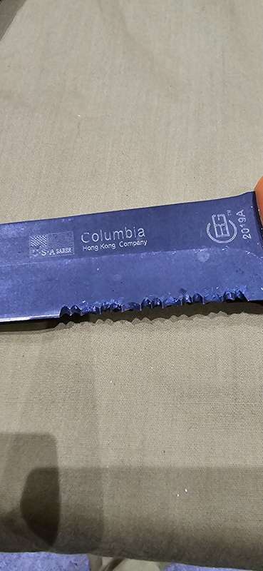 ORIGINAL COLUMBIA HUNTING KNIFE WITH COVER CASE