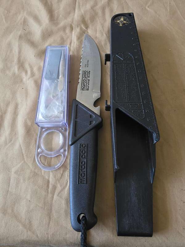 ORIGINAL MARCO POLO SURVIVAL KNIFE(1980's)