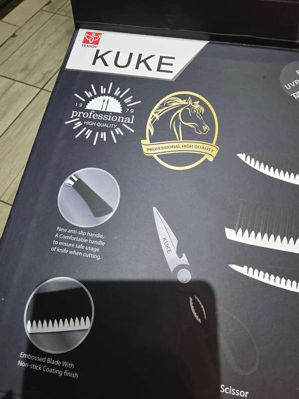 6 Piece Professional Japanese Kuke Knives