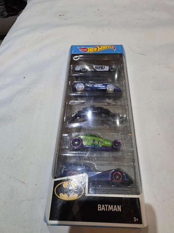 5 Piece Batman Series Hotwheels Model Cars