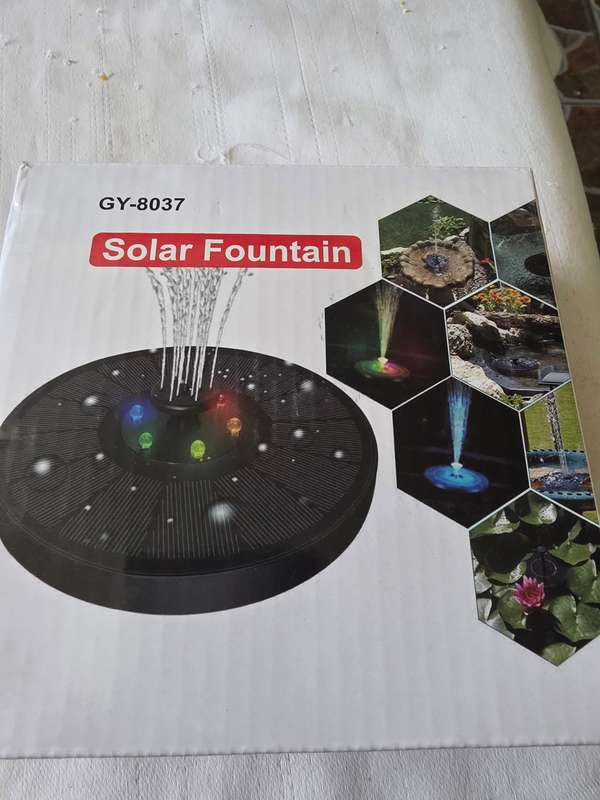 SOLAR FOUNTAIN
