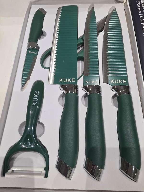 ORIGINAL KUKE CHEF QUALITY 6 PIECE KNIFE SET