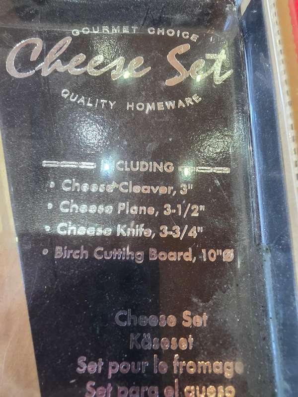 4 PIECE GOURMENT CHOICE CHEESE SET