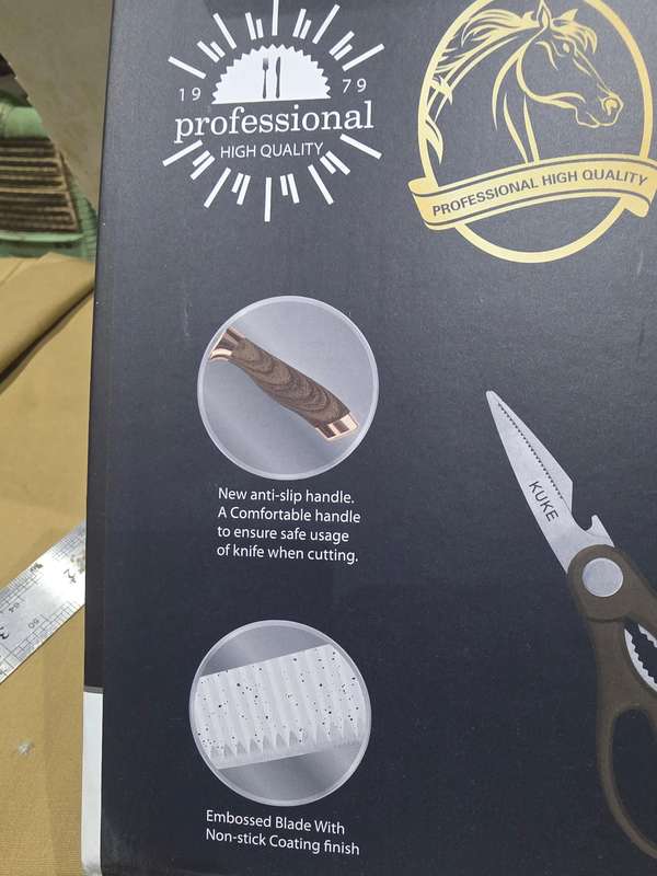 6 PIECE ORIGINAL KUKE CHEF KNIFE SET