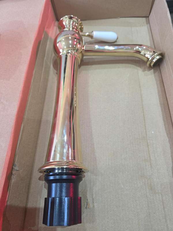GOLD STAINLESS STEEL MIXER FAUCET