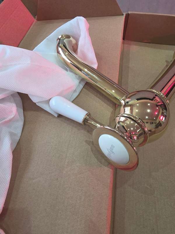 GOLD STAINLESS STEEL MIXER FAUCET