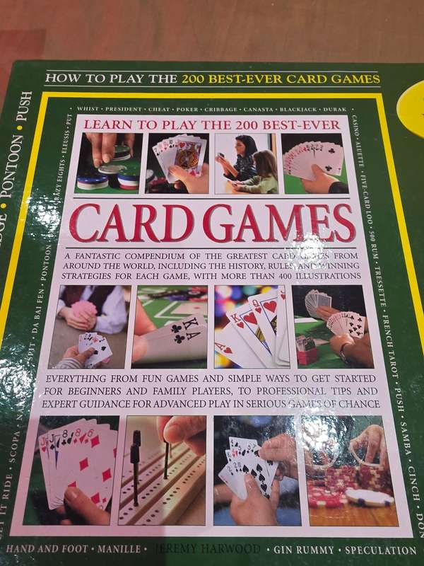 200 CARD GAMES INCL. 2 DECK PLAYING CARDS