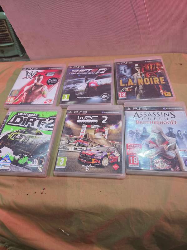 6 X PLAYSTATION 3 GAME DISCS