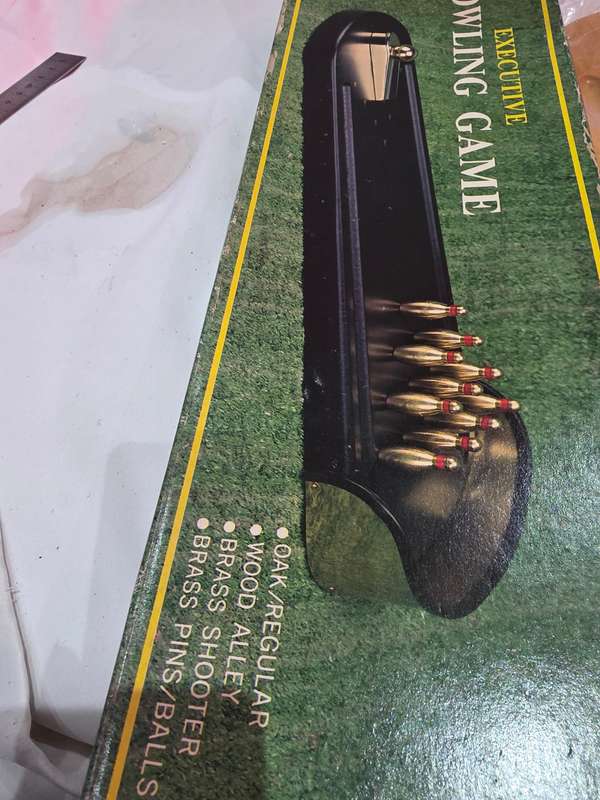 EXECUTIVE TABLETOP BOWLING GAME(BRASS SHOOTER)