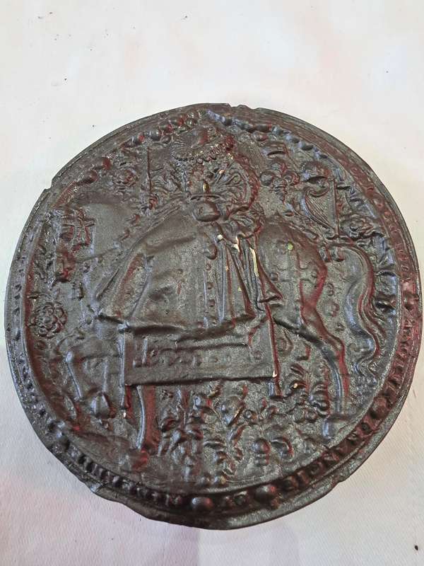GREAT SEAL OF QUEEN ELIZABETH 1 BRITISH MUSEUM REPLICA PLAQUE