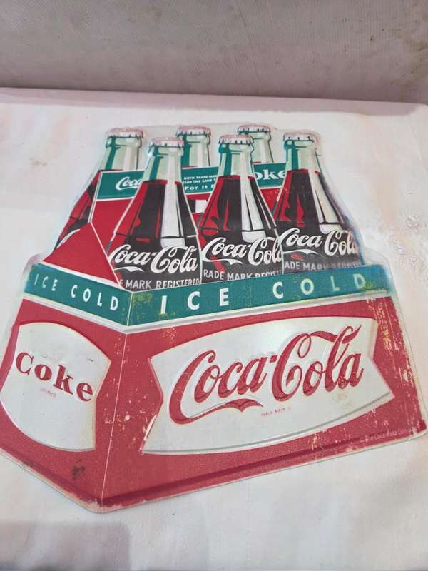 METAL COCA-COLA SIGN(35 x 28cm)