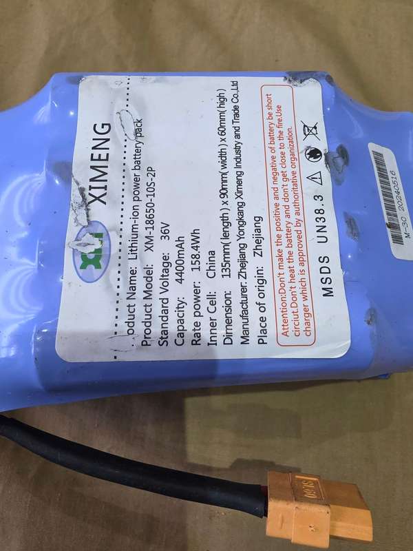 36V LITHIUM POWER BATTERY PACK(UNUSED)