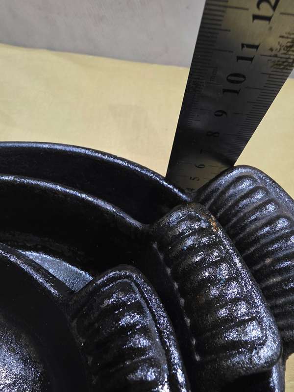 3 PIECE CAST IRON OVAL DISH