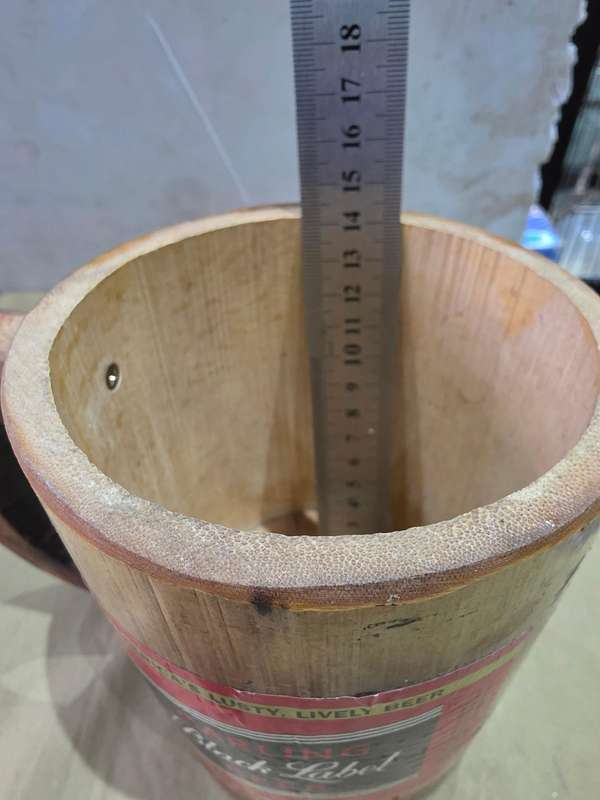 COLLECTORS BAMBOO BLACK LABEL LARGE BEER MUG