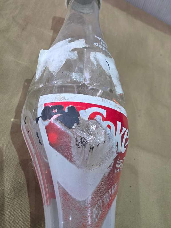 500ML BLOW UP COCA-COLA GLASS BOTTLE