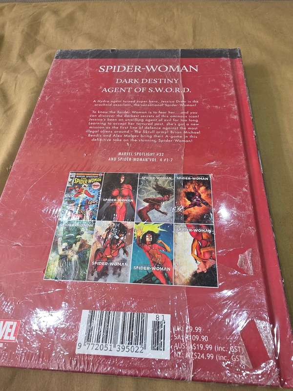 MARVEL SUPERHEROES HARDCOVER COMIC, (SPIDERWOMAN)