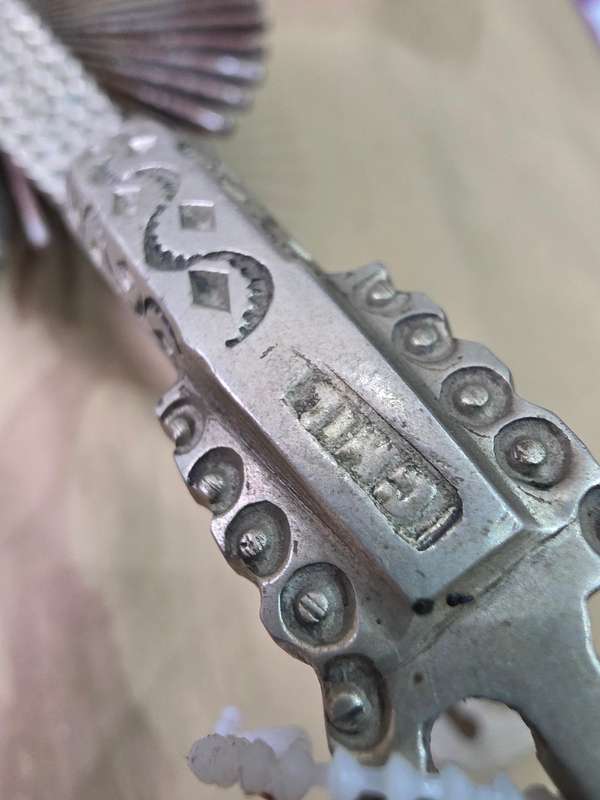 ANTIQUE 1800's CHILEAN WESTERN COWBOY SPUR-SEE MARKINGS