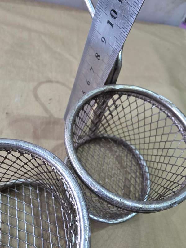 2 PIECE CHIP SERVER FRYER