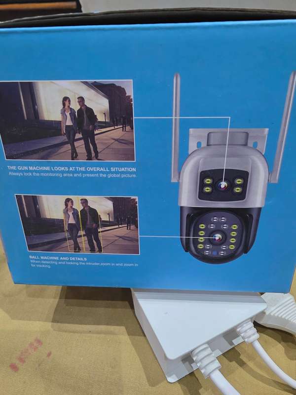 SMART WIFI DOME CAMERA (DOUBLE SCREEN AND DOUBLE CHANNEL)