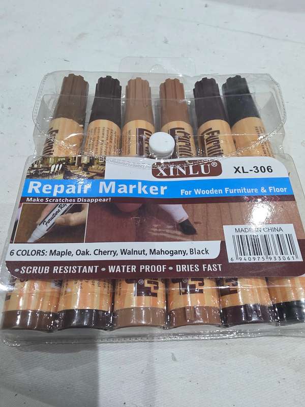 6 COLOURS REPAIR MARKERS FOR WOODEN ITEMS