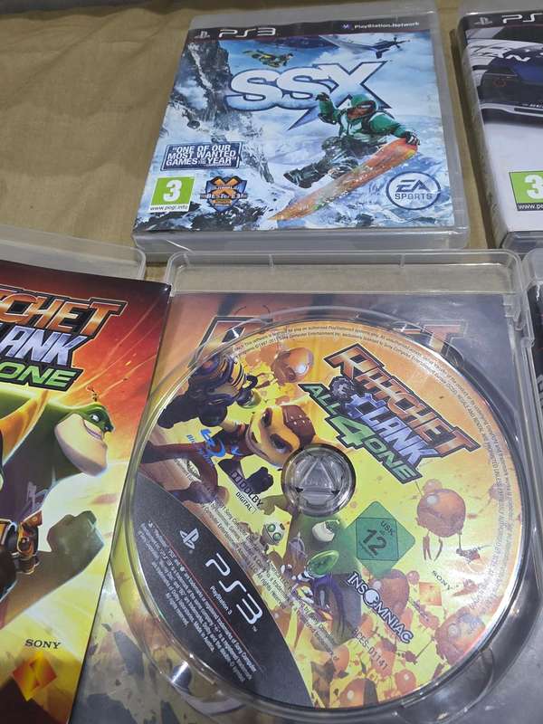4 x PLAYSTATION 3 GAME DISCS