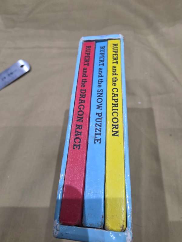 SET OF 3 RUPERT THE BEAR READING BOOKS