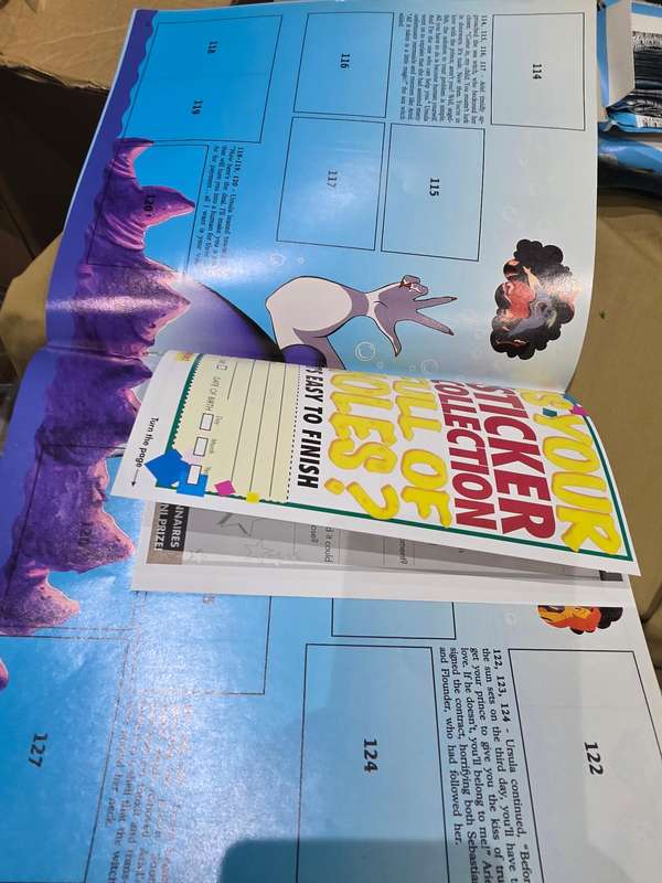 THE LITTLE MERMAID STICKER ALBUM INCLUDING A BOX OF 250 STICKERS(PANINI PRODUCT