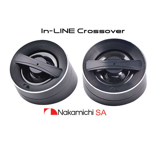 NAKAMICHI 13mm 80W Car Tweeters with Inline Crossover