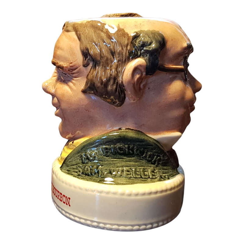 Royal Doulton Two-Sided Character Jug Mr. Pickwick & Sam Weller Pickwick Collection Jim Beam Bourbon