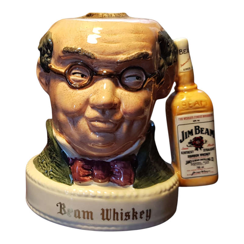 Royal Doulton Two-Sided Character Jug Mr. Pickwick & Sam Weller Pickwick Collection Jim Beam Bourbon
