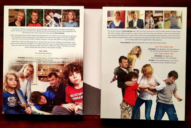 DVD Box Set - Outnumbered - Series 1 - 3  Preloved in Very Good Condition