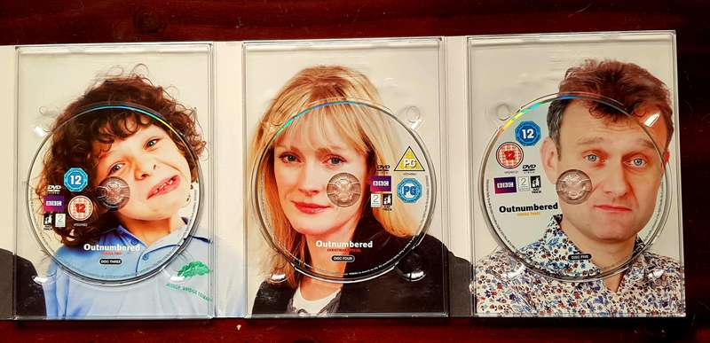 DVD Box Set - Outnumbered - Series 1 - 3  Preloved in Very Good Condition
