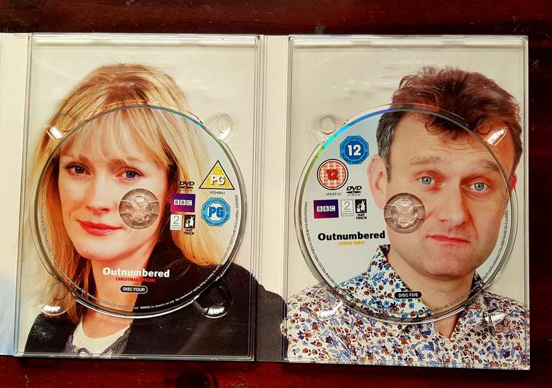 DVD Box Set - Outnumbered - Series 1 - 3  Preloved in Very Good Condition