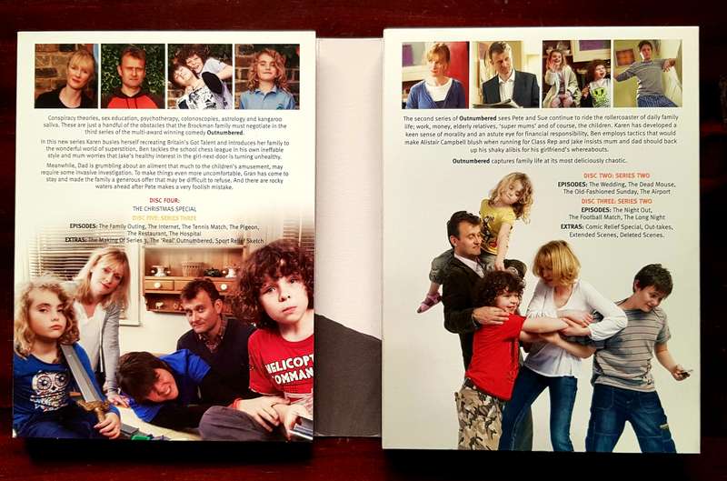 DVD Box Set - Outnumbered - Series 1 - 3  Preloved in Very Good Condition