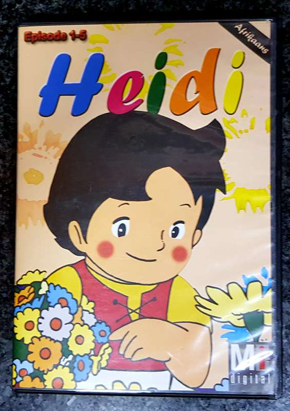 DVDs - Heidi -  Deel 1 - 25 - Afrikaans - 5 DVDs