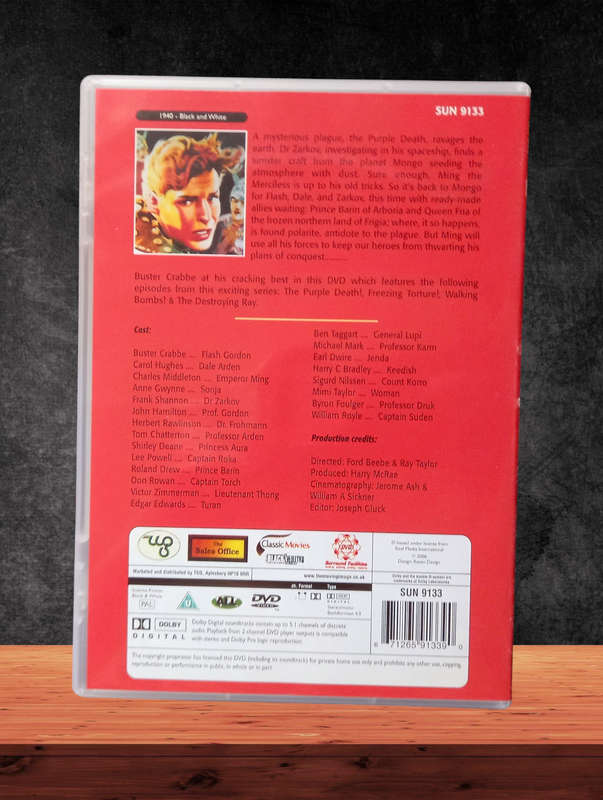 3-Disc DVD Box Set - Flash Gordon Conquers The Universe: Volumes 1, 2 & 3