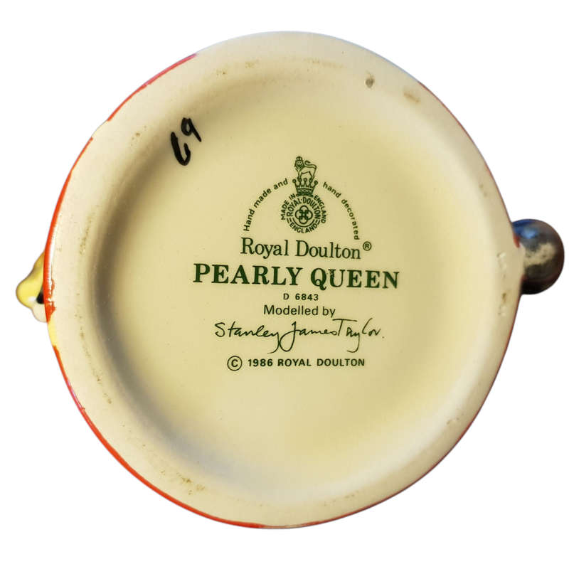 Royal Doulton Small Character Jug The Red Queen with Incorrect Backstamp