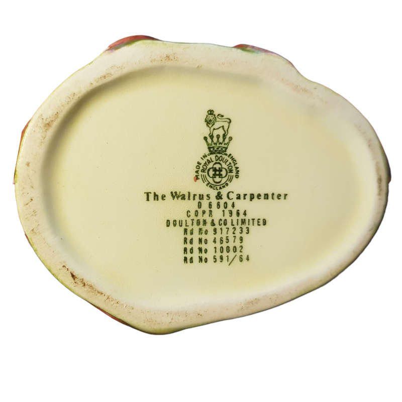 Royal Doulton D6604 The Walrus and Carpenter Small Character Jug