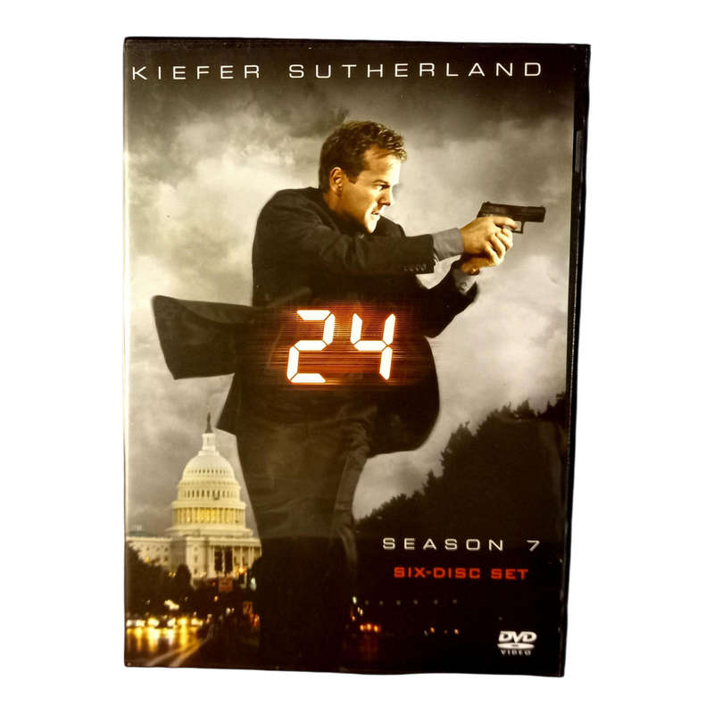 24: Season 7 Complete 6-Disc Box Set DVD Region 2 - Very Good Condition