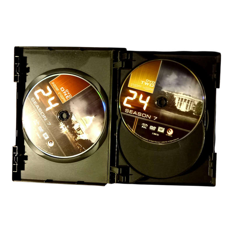 24: Season 7 Complete 6-Disc Box Set DVD Region 2 - Very Good Condition