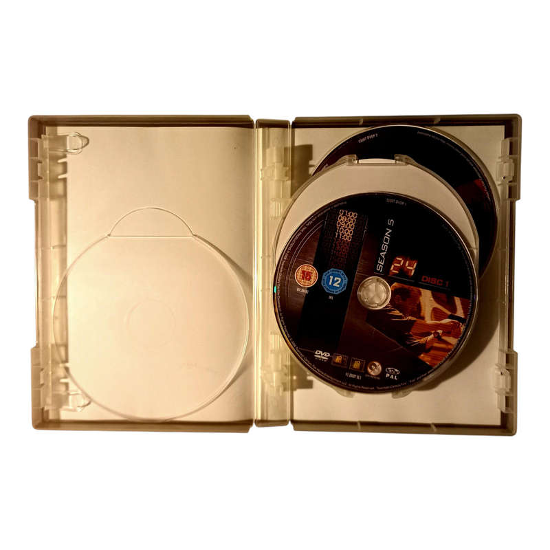 24 Season 5 6-Disc DVD Box Set Preloved Very Good Condition