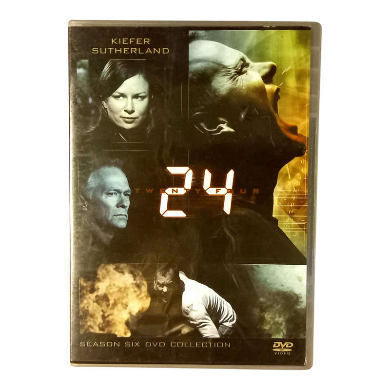 24 Season 6 6-Disc Complete Box Set DVD Region 2 - Very Good Condition