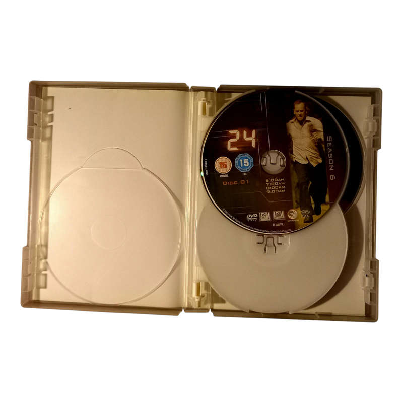 24 Season 6 6-Disc Complete Box Set DVD Region 2 - Very Good Condition